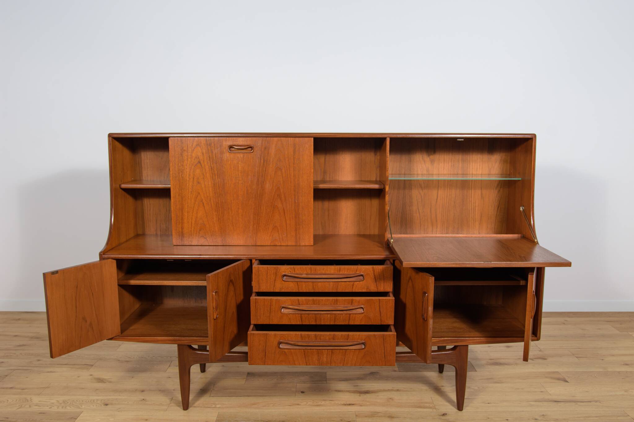 Mid-Century Model Fresco Sideboard in Teak by Victor Wilkins for G-Plan, 1960s