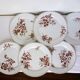Lot de 6 assiettes plates vintage de Sarreguemines modèle Danois 210412
