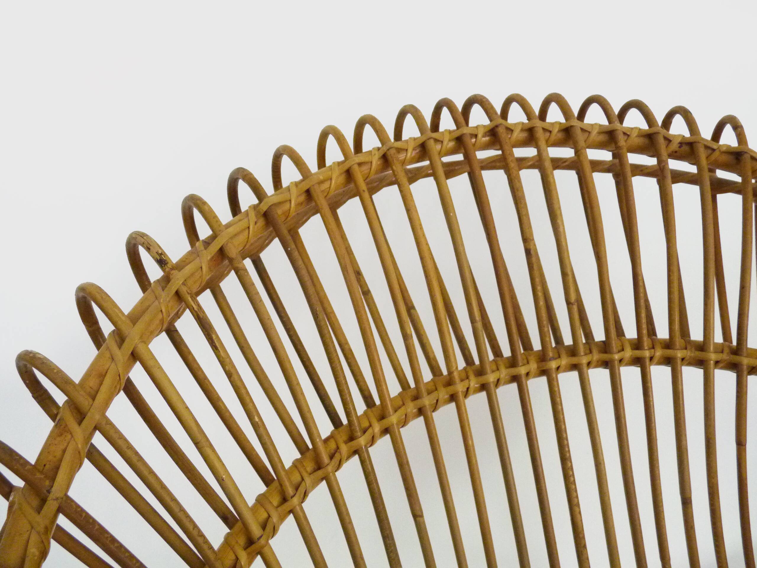 vintage rattan armchair from the 60s