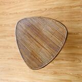 Coffee table, rattan and bamboo