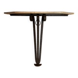 Large wrought iron console