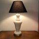 Ancient brass lamp and opaline