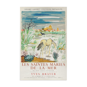 Affiche yves Brayer 1964