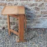 Old wooden table with double swings
