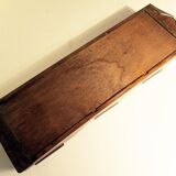 Wooden wall mail door