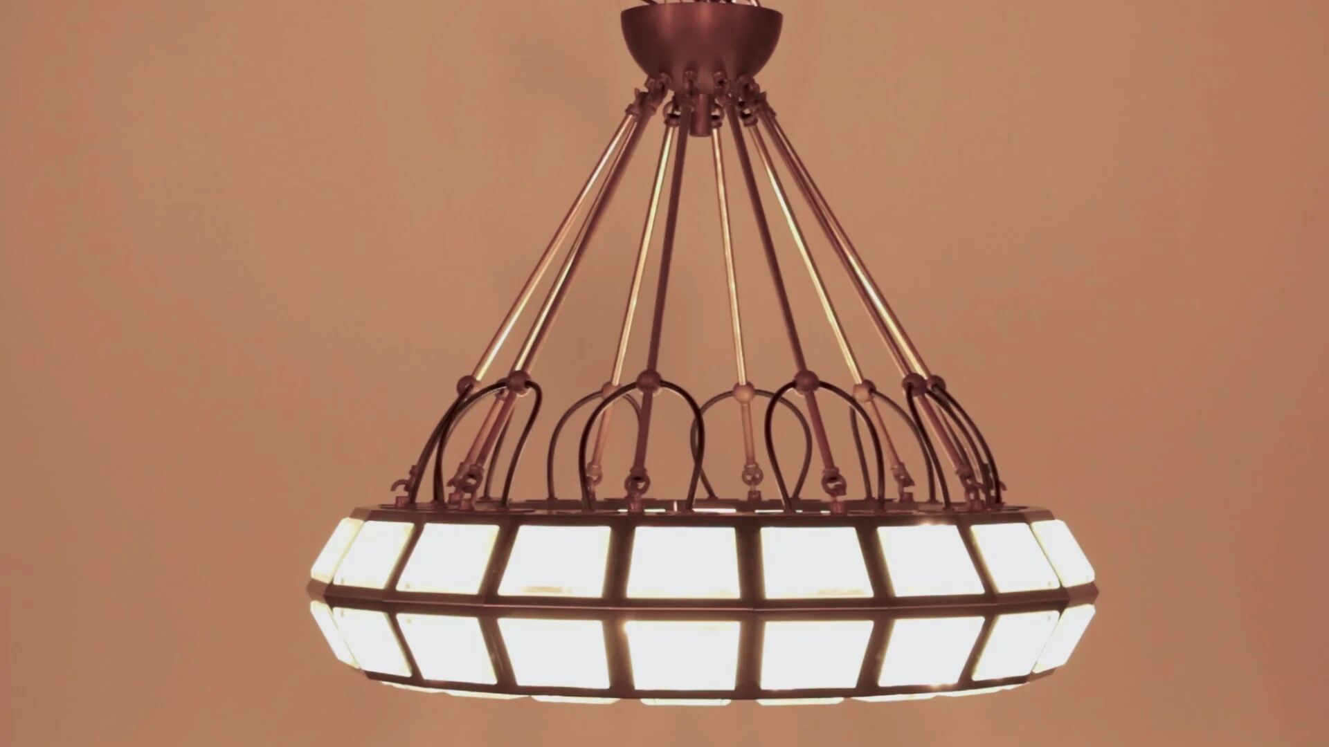 Max Ingrand chandelier for Fontana Arte Italy 1970