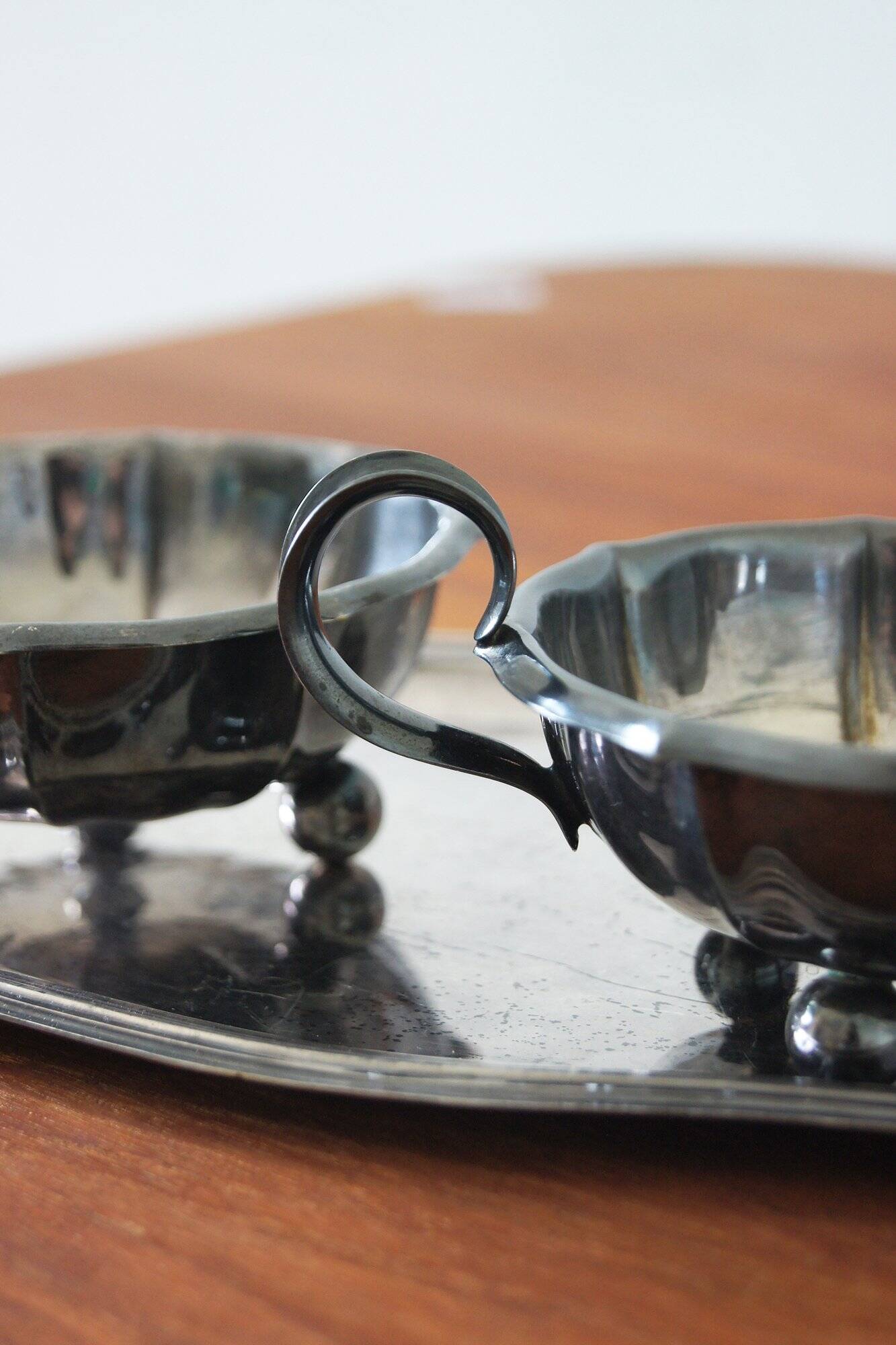 Milk and Sugar Set by Nils Johan for Prima N S, 1950, Set of 3