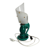 Lampe à poser céramique et plastique années 50