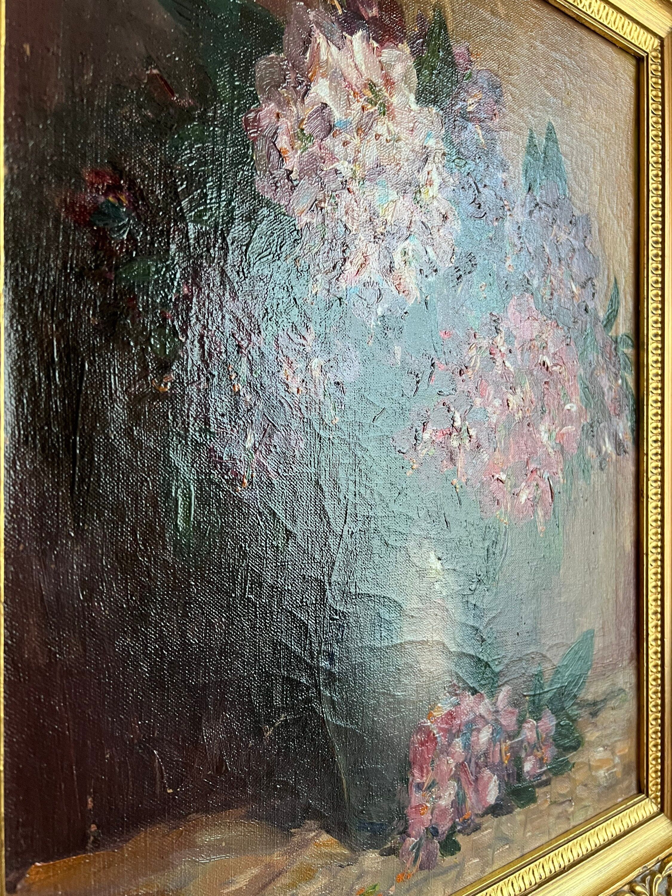 Oil on canvas, linen