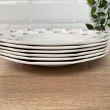 Set of 6 Porcelor Ceranord earthenware soup plates