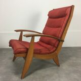 Trio of Free Span FS 123 armchairs 50s reconstruction style