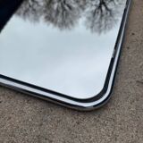 70s tubular chrome design mirror