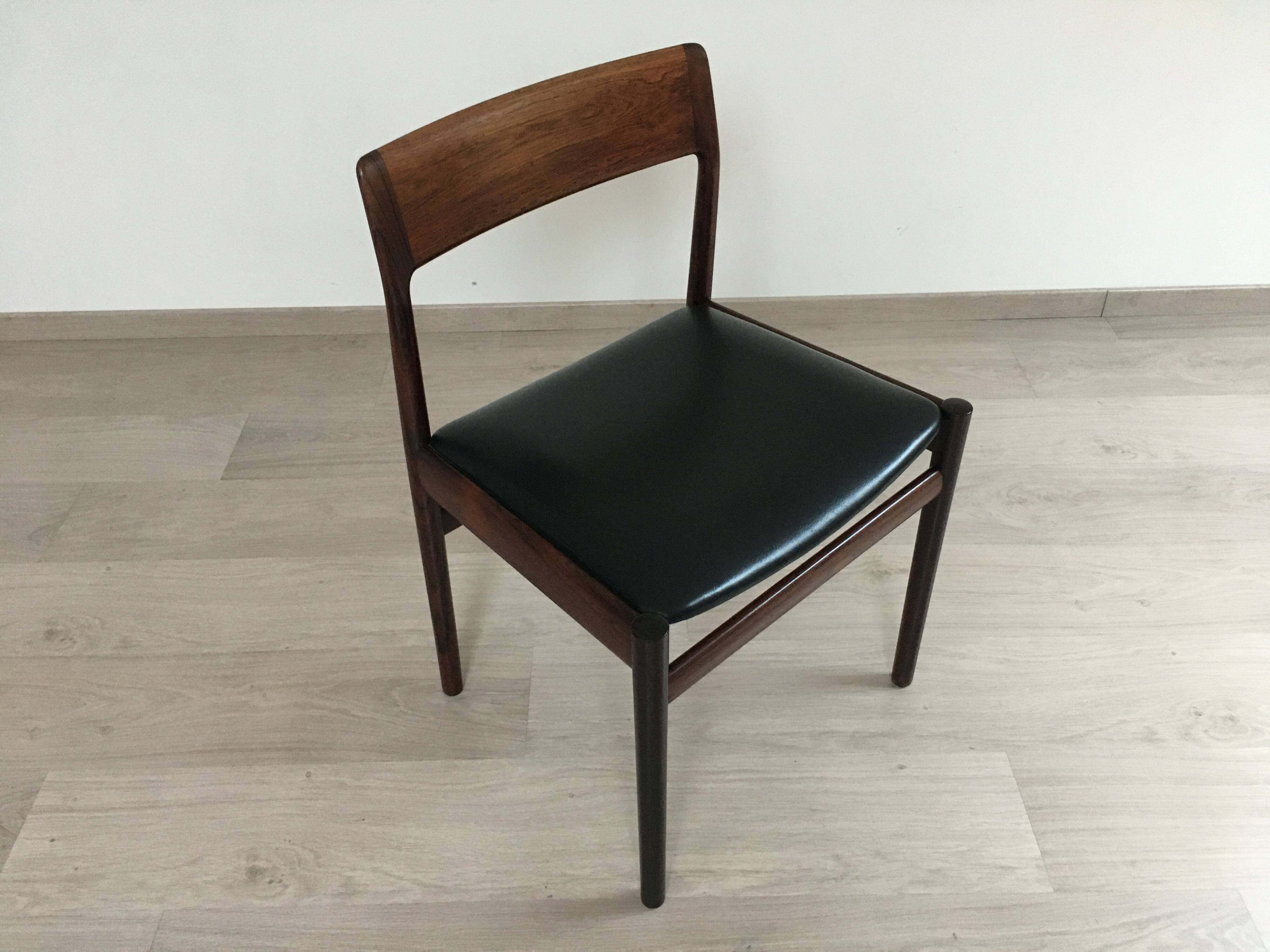 Chaise scandinave  Nørgaard Mobelfabrik Rodding Denmark 1960
