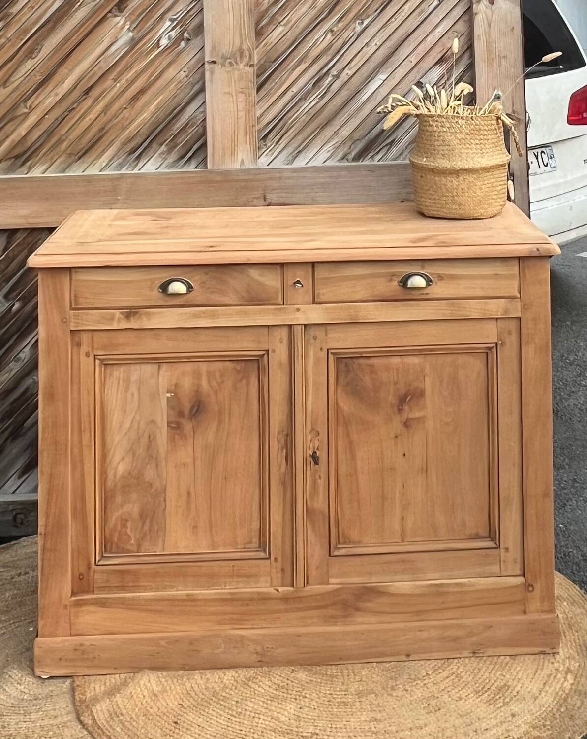buffet-ancien-2-tiroirs-en-bois-massif-brut-esprit-campagne-chic-selency