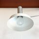 Mid-century minimalist Swiss table lamp with a clamp by Rosemarie and Rico Baltensweiler for Baltensweiler, 1950s.