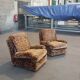 Paire de fauteuils en velours, 1970