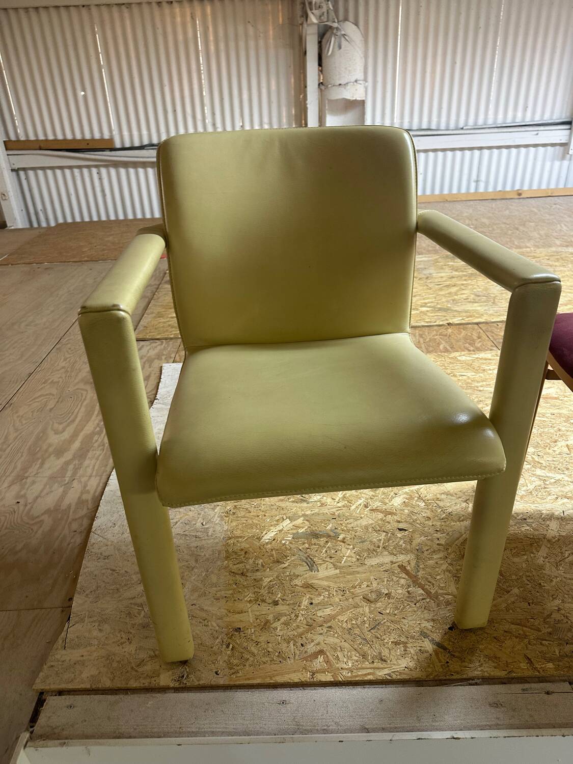 Ensemble de 4 chaises de salle à manger vintage Leolux Cachucha