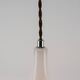Vintage Black And White Meblo "Albatros" Trumpet Pendant Lamp