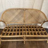 Rattan bench