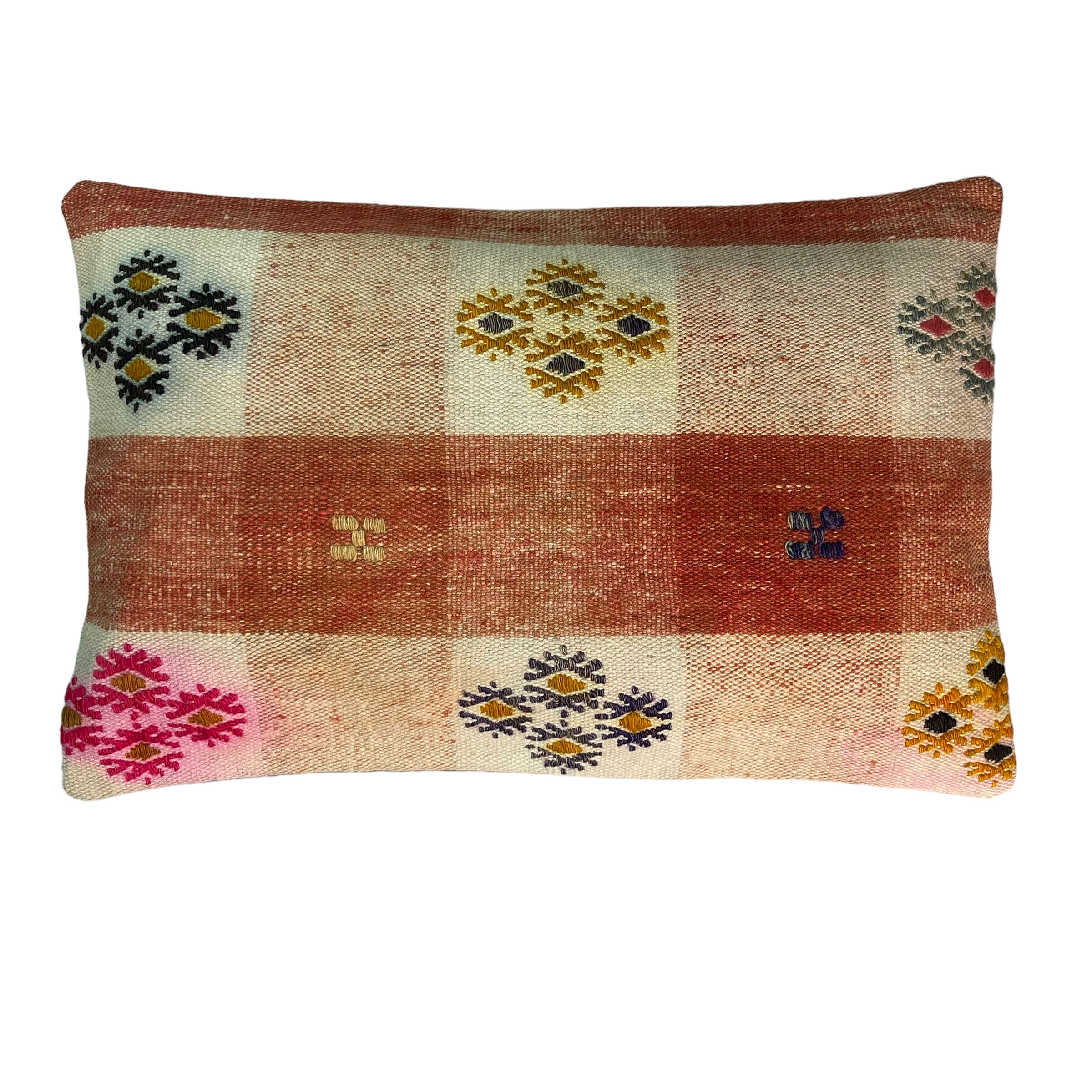 Vintage turkish handmade cushion cover , 30 x 50 cm