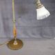 Vintage Brass And Glass Table Lamp, 1930s