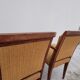 Pair of armchairs bridge era art deco walnut