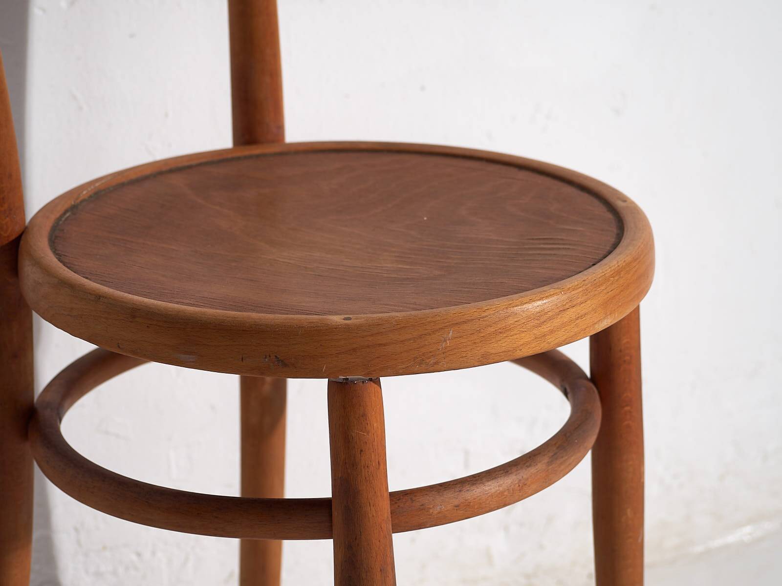 Set of antique Thonet chairs (circa 1920). Set of 4 pieces #3