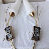 Pair of wall sconces from the 1960s.