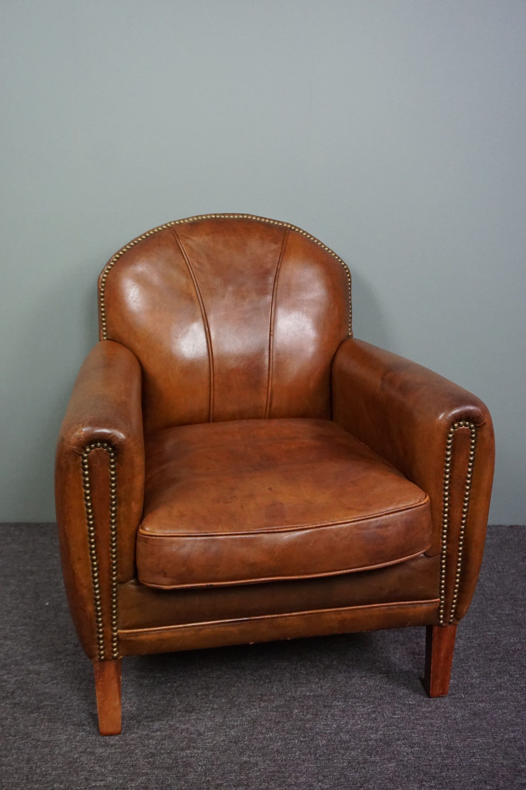 Sheep leather armchair