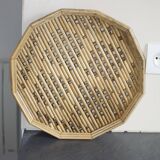 Vintage bamboo tray