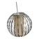 Vintage stainless steel pendant light, 1990s
