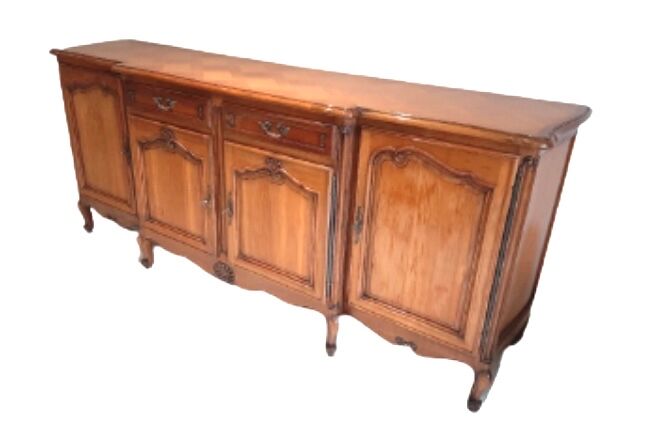 Louis XVI style cherry wood sideboard
