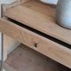 Vintage wooden bedside - Louis XV style nightstand in Oak