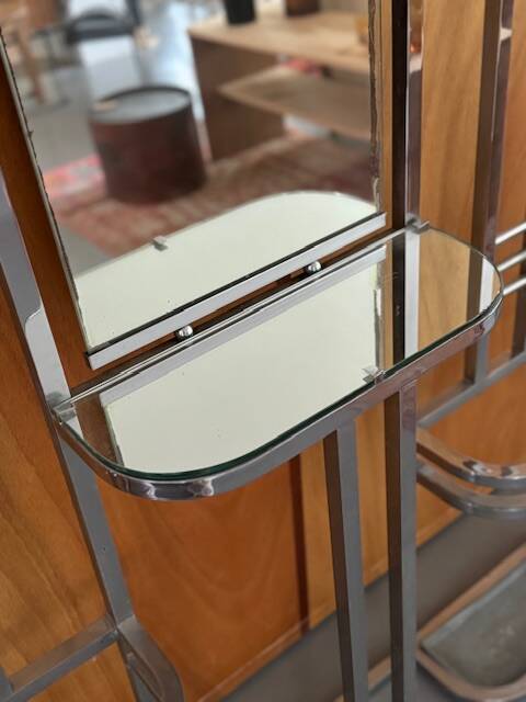 Art deco wall-mounted coat rack