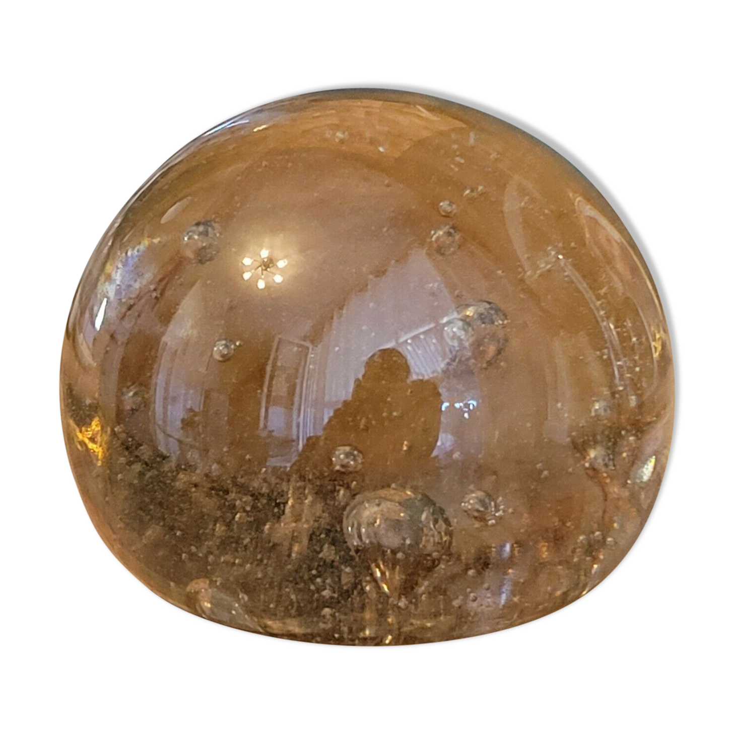 Sulphide press paperglass bubbled