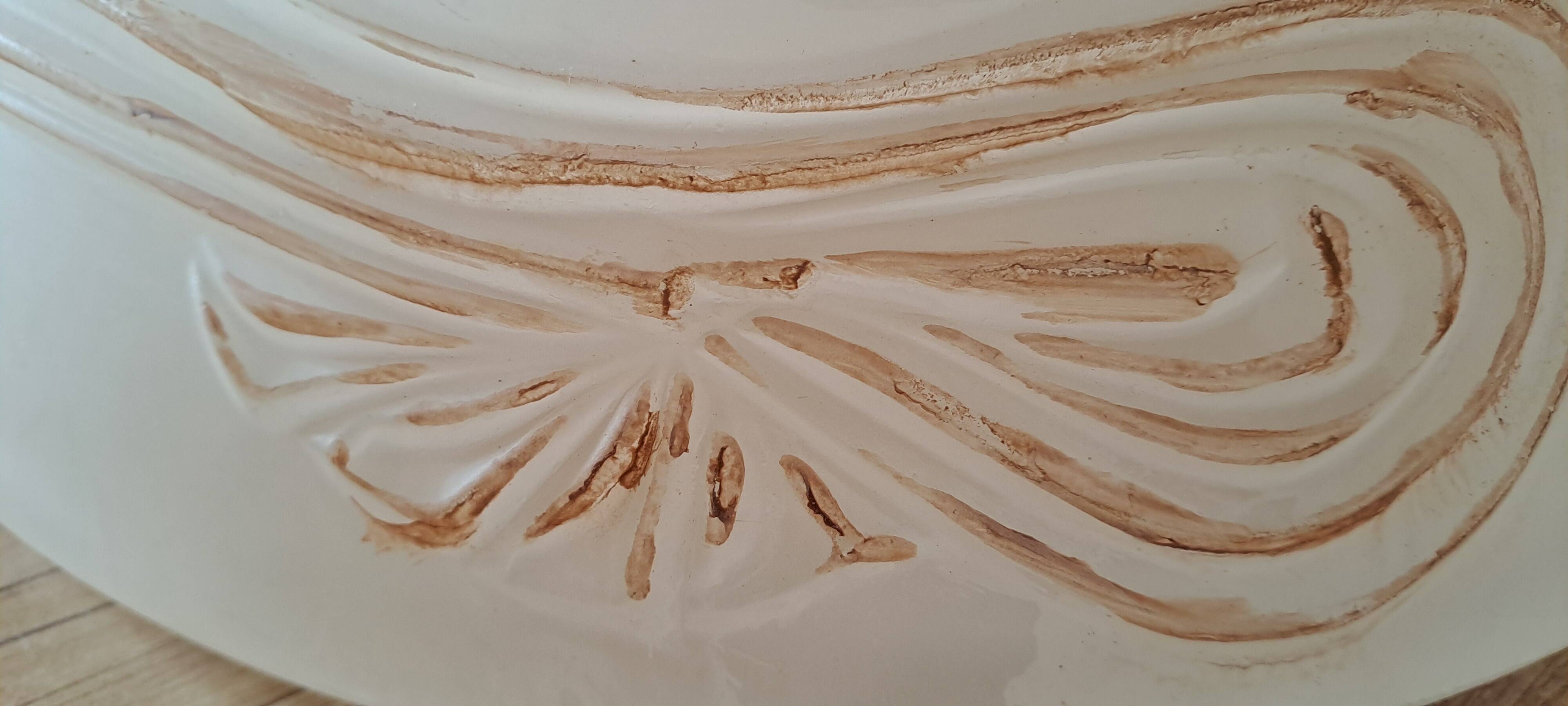 Alabaster brass chandelier