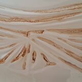 Alabaster brass chandelier