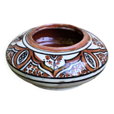 Ancien cendrier en céramique marocain safi