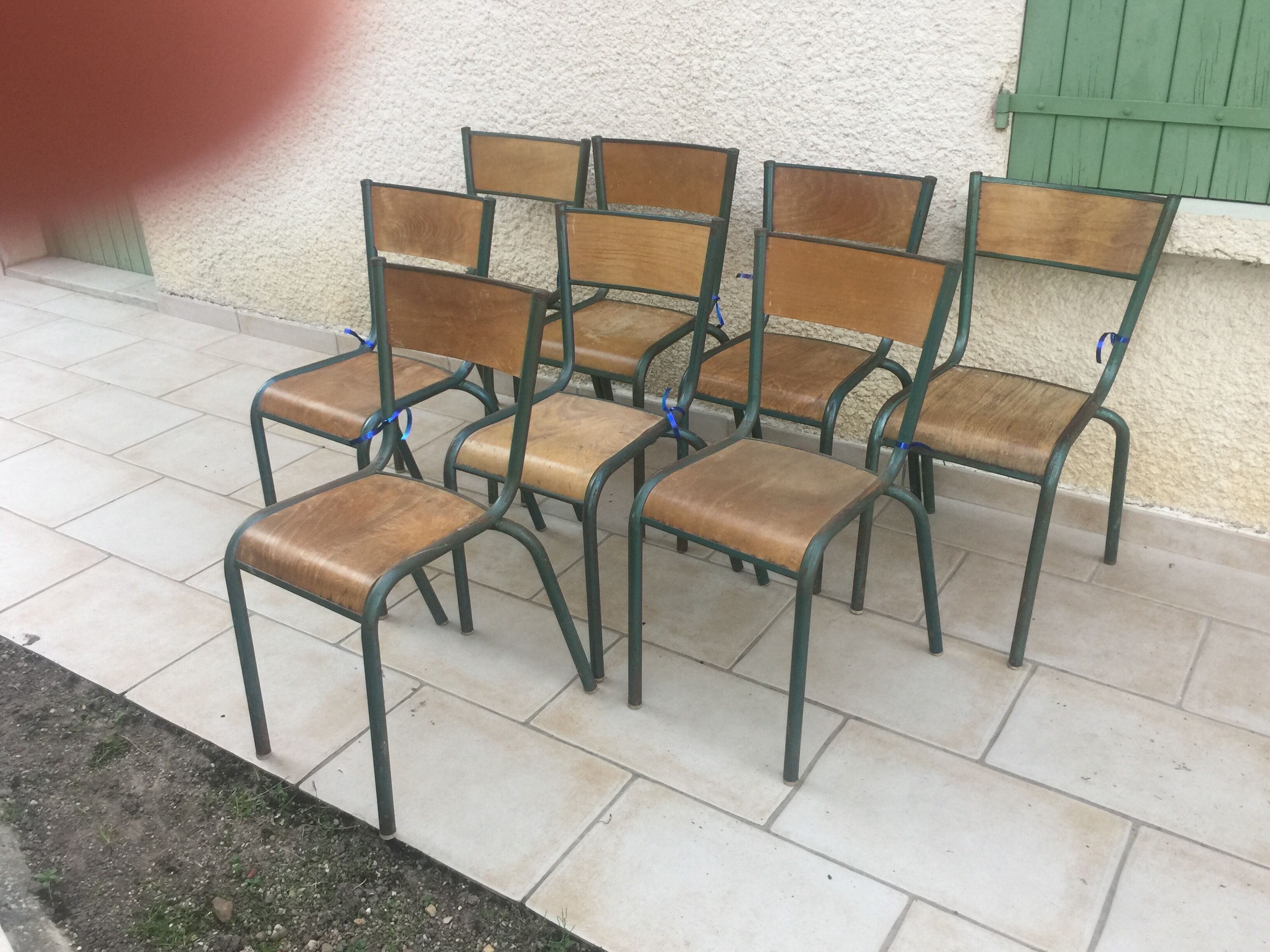 8 chairs mullca