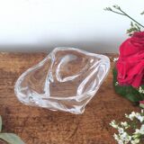 Daum crystal ashtray and its pestle - 50s