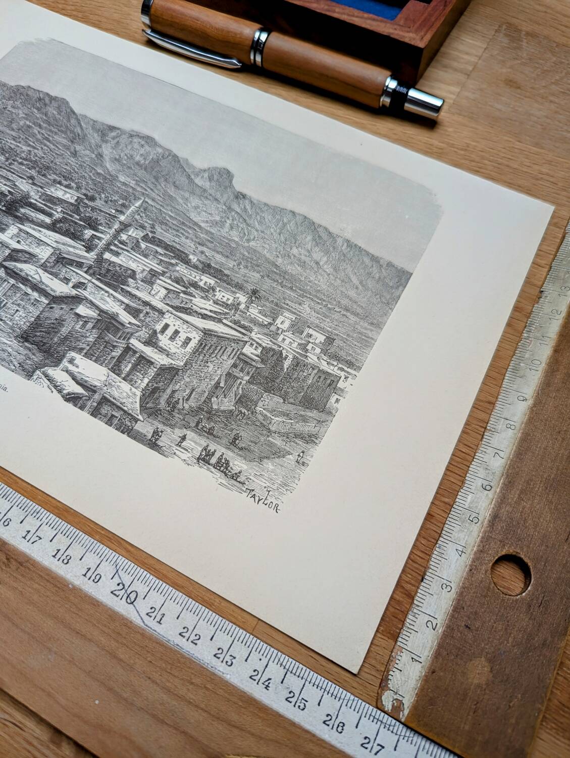 Imprimée en 1894, Kyrenia, Chypre.