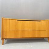 Commode vintage en bois de frêne par F.Jirák pour Tatra, 1960, Tchécoslovaquie