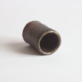 Brown ceramic vase by Paul Envalds for Arabia Finland 1960/1970
