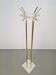 Italian Carrara Marble and Brass Freestanding Coat Rack, 1960s