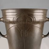 Art Nouveau stamped Tin Wine or Champagne Cooler, Belgium, 1906