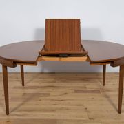 Mid-Century Teak Dining Table & Chairs by Hans Olsen for Frem Røjle, 1960s, Set of 5
