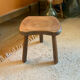 Pair of vintage tripod stools