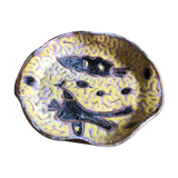 Empty pocket or cup in handmade glazed ceramic