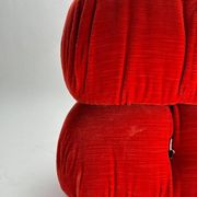 Vintage Modular Sofa in Original Velvet by Mario Bellini for C&B Italia, 1973, Set of 2