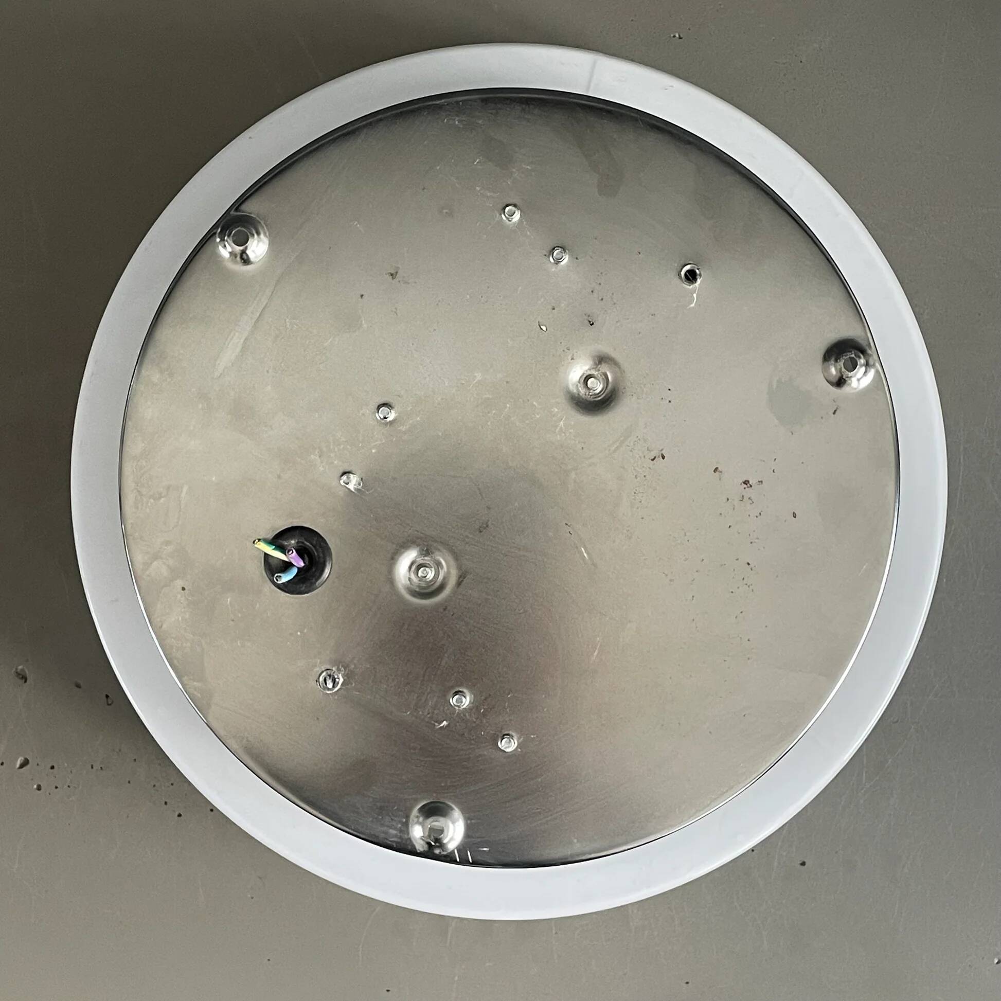 White glass ceiling light Ikea